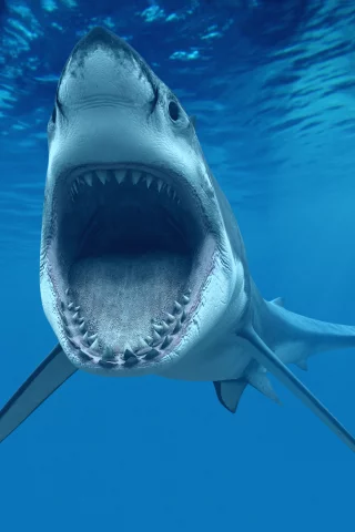 белая акула, или кархародон (carcharodon carcharias, great white shark)