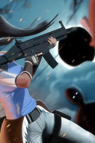 зомби, оружие, korra, девушка, арт, avatar, the last airbender
