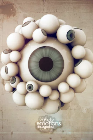 много глаз, наблюдатель, lacza, рендер, 3d
