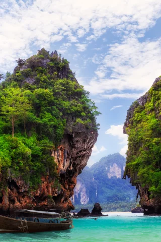 krabi, thailand, ao nang, бухта, природа, пейзаж, курорт, тайланд