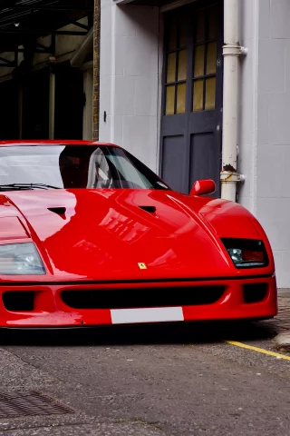 ferrari, red, феррари, ф40, f40