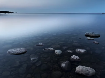 кани, гладь, вода, озеро, швеция, берег, вечер