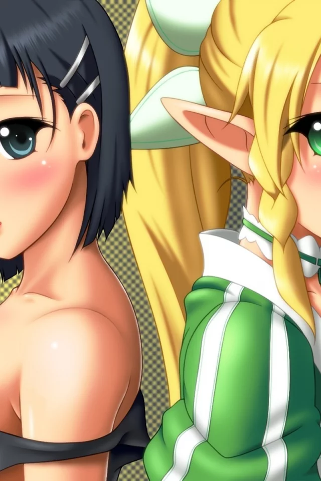 надписи, арт, kirigaya suguha, девушки, sword art online 