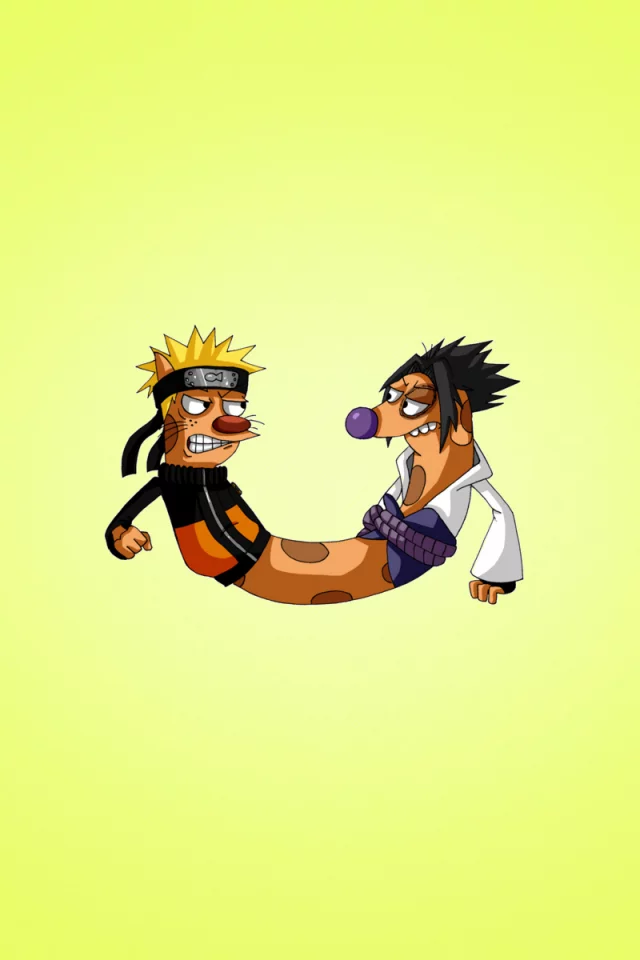 наруто, catdog, минимализм, кот и пес, прикол, naruto, котопес