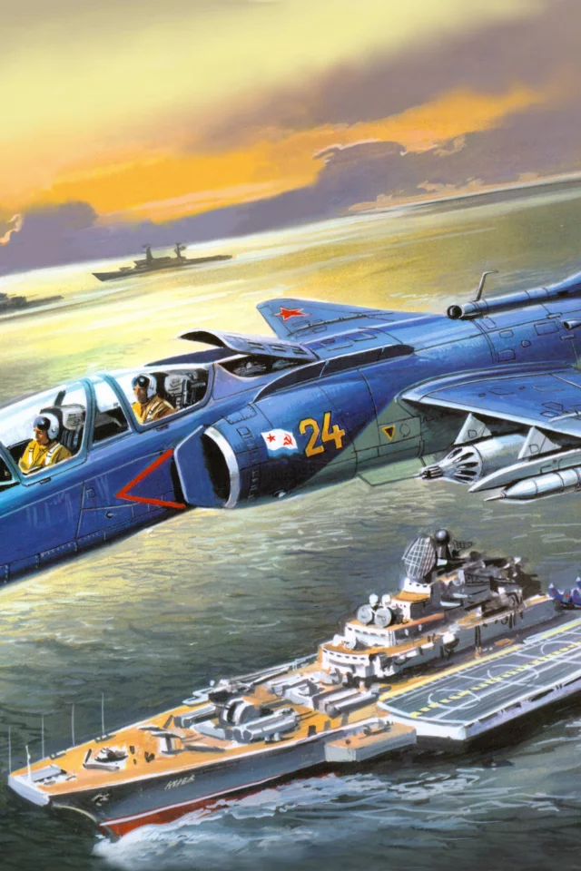 советский, вмф, палубный, штурмовик, як-38