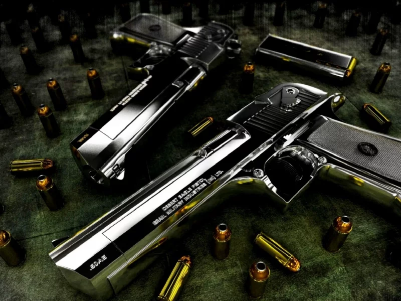 мощный, патроны, пистолет, desert eagle