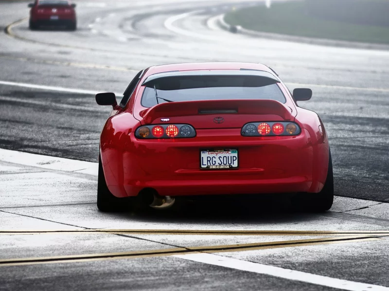 toyota, trd, красная, supra, супра, машина, red, тайота, tuning