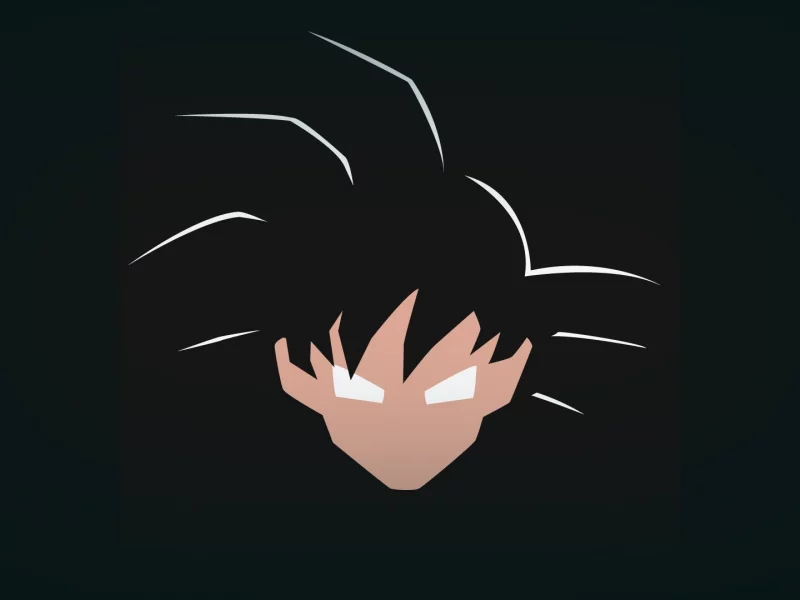 blo0p, kakarot, dragon ball z, goku, минимализм
