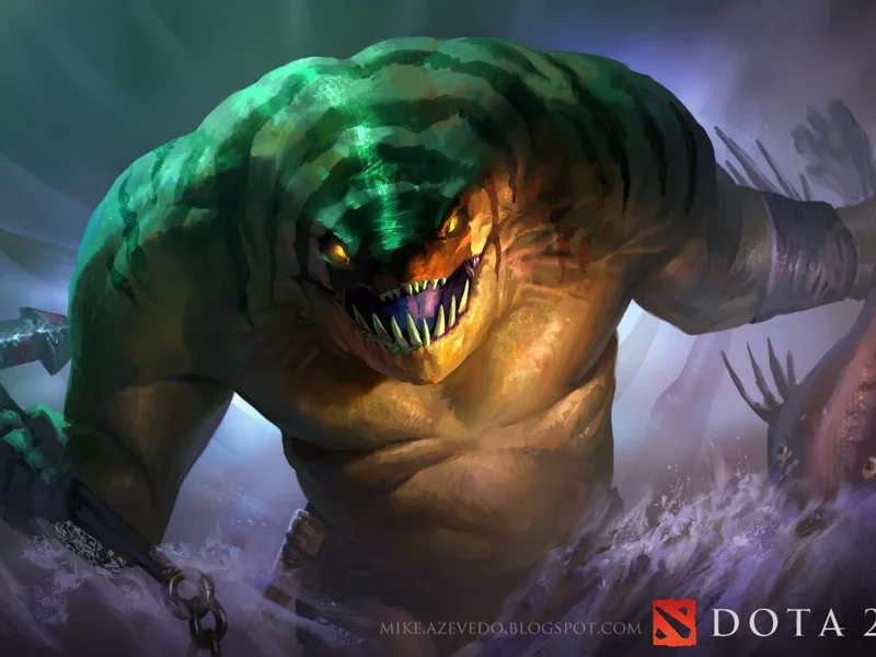 leviathan, tidehunter, dota 2, klklmike