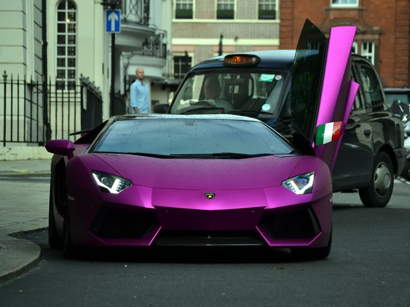 lamborghini, передок, violet, ламборгини, авентадор, lp700-4, aventador