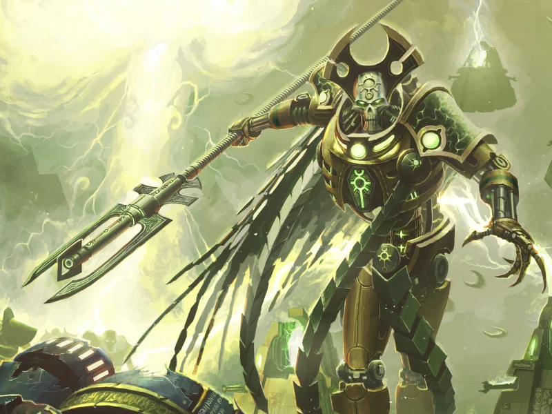 warhammer, necron overlord, взрыв, энергия, оружие, броня