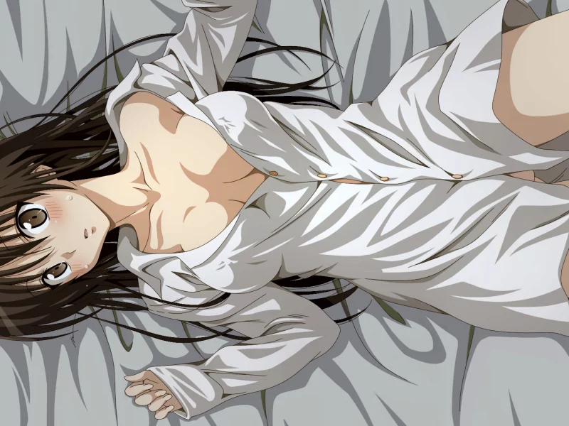 лежа, to love ru , рубашка, kotegawa yui, девушка