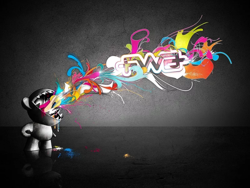 блевота, slowpoke, инопланетянин, wfa, радуга