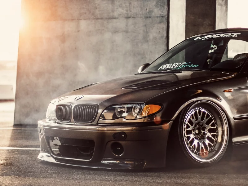 м3, tuning, e46, bmw, stance, перед, солнце, машина, sun, m3, бмв, е46