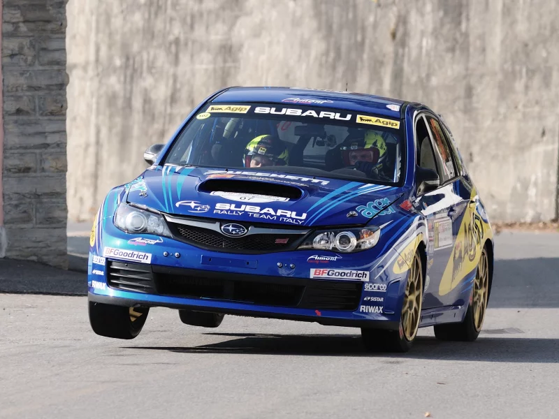 город, синий, импреза, субару, передок, subaru, wrc, rally, impreza