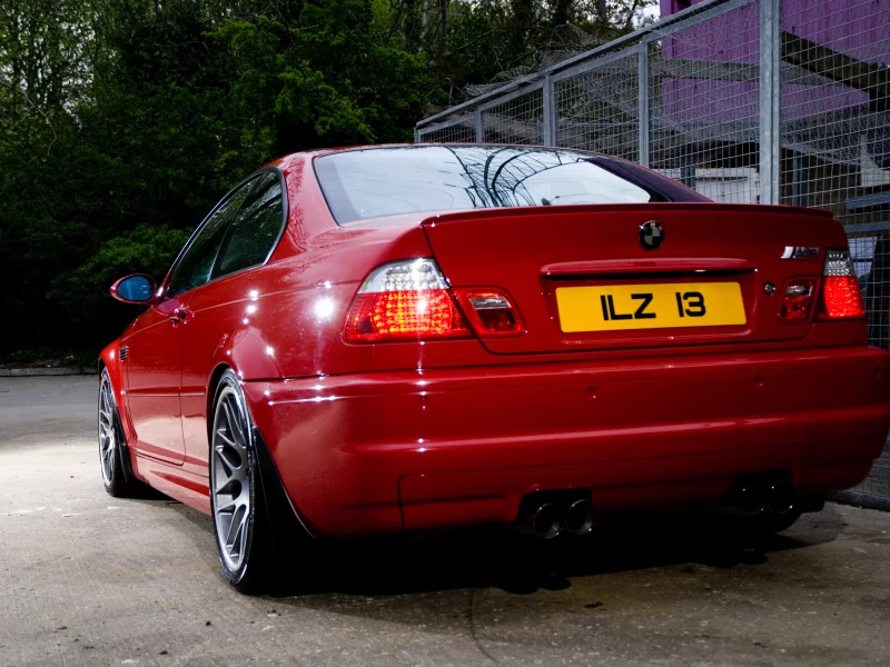 бмв, вид сзади, e46, m3, красный, задние фонари, bmw, red