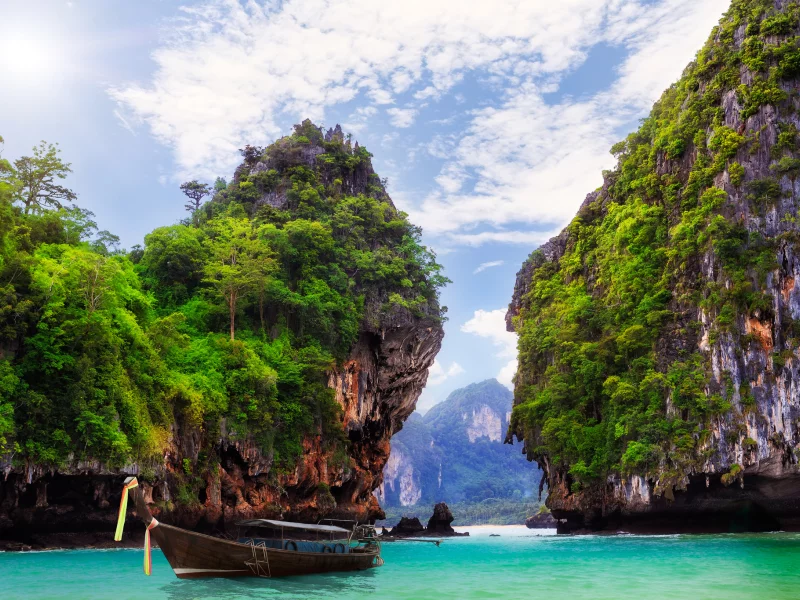 krabi, thailand, ao nang, бухта, природа, пейзаж, курорт, тайланд