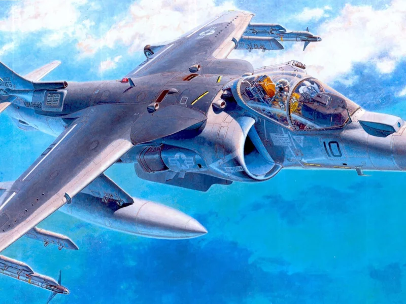 дуглас av-8b, американский, макдоннел, _харриер_ ii, арт