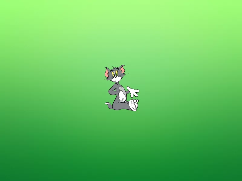 tom and jerry, взгляд, том и джерри, кот, зеленоватый фон