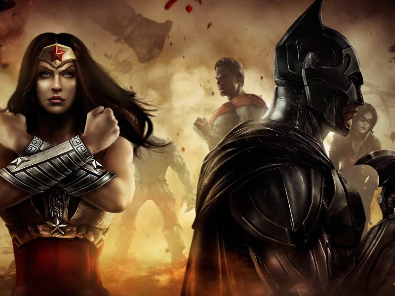 девушка, injustice, комикс, персонажи, бэтмен, gods among us