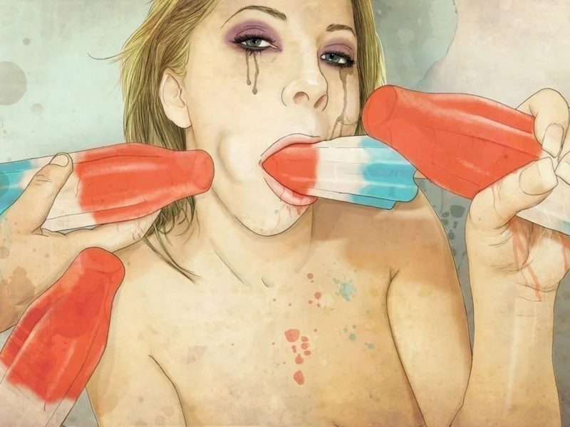 мороженое, девушка, girl, icecream