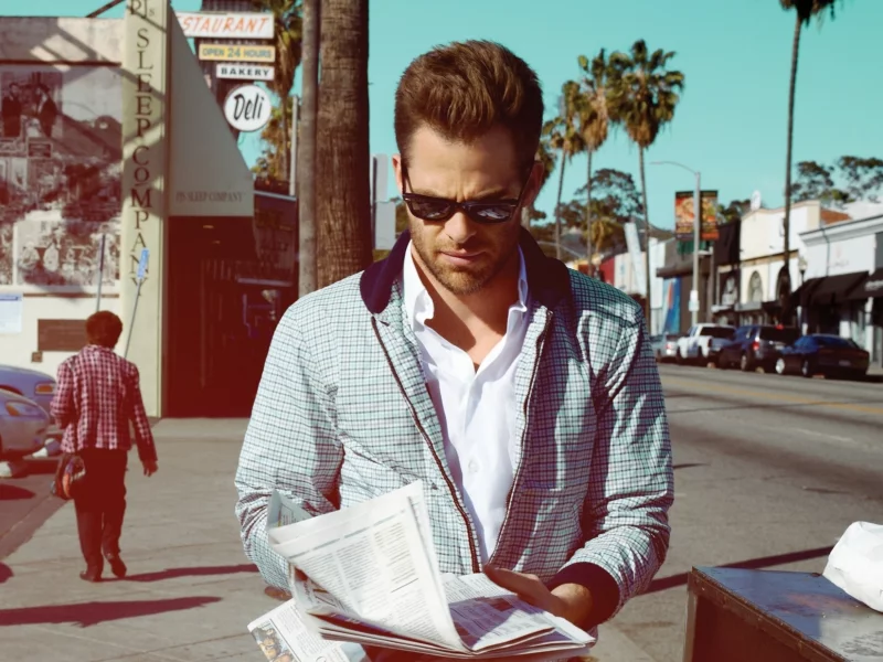 очки, chris pine, мужчина, актер
