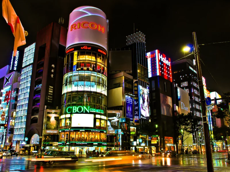 магазины, japan, токио, город, улица, здания, tokyo, япония