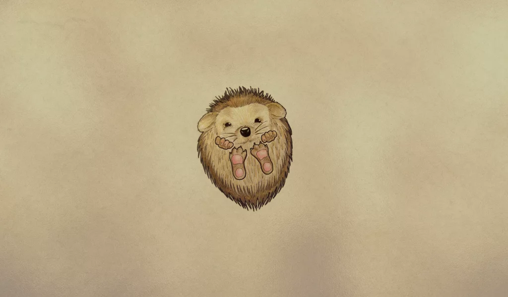 ежик, минимализм, еж, hedgehog