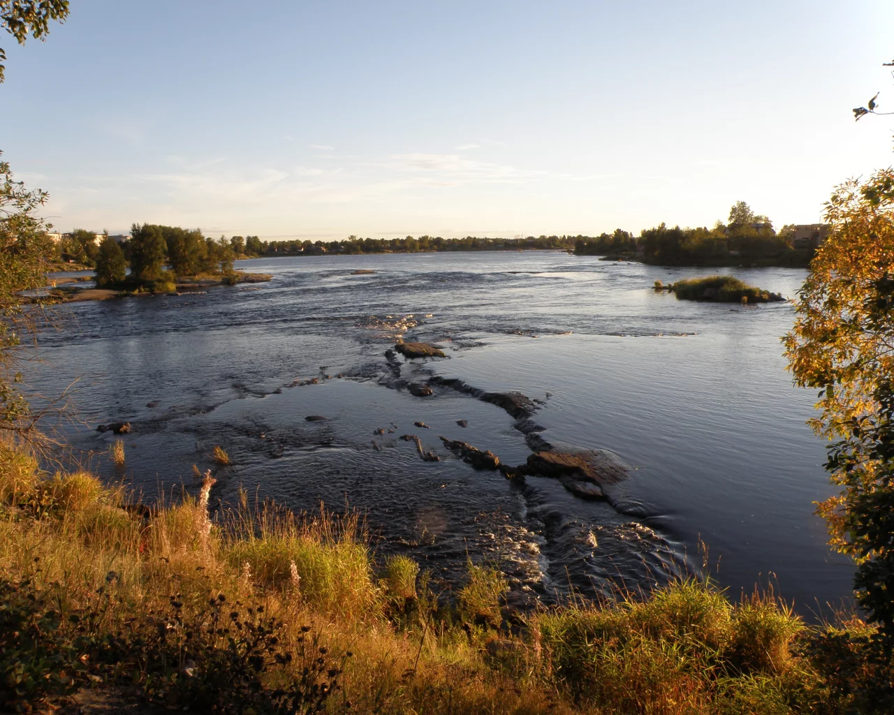 осень, вода