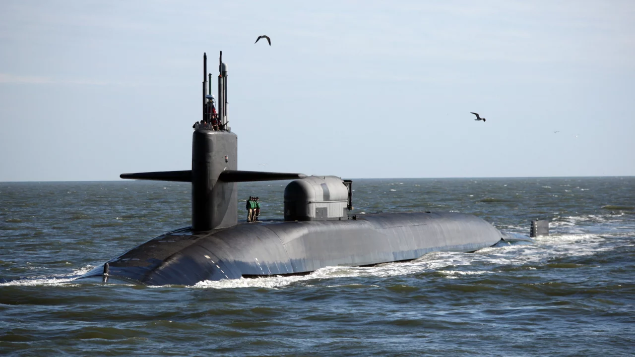 выдвижные, uss georgia, океан, сша, устройства, вмс, апл