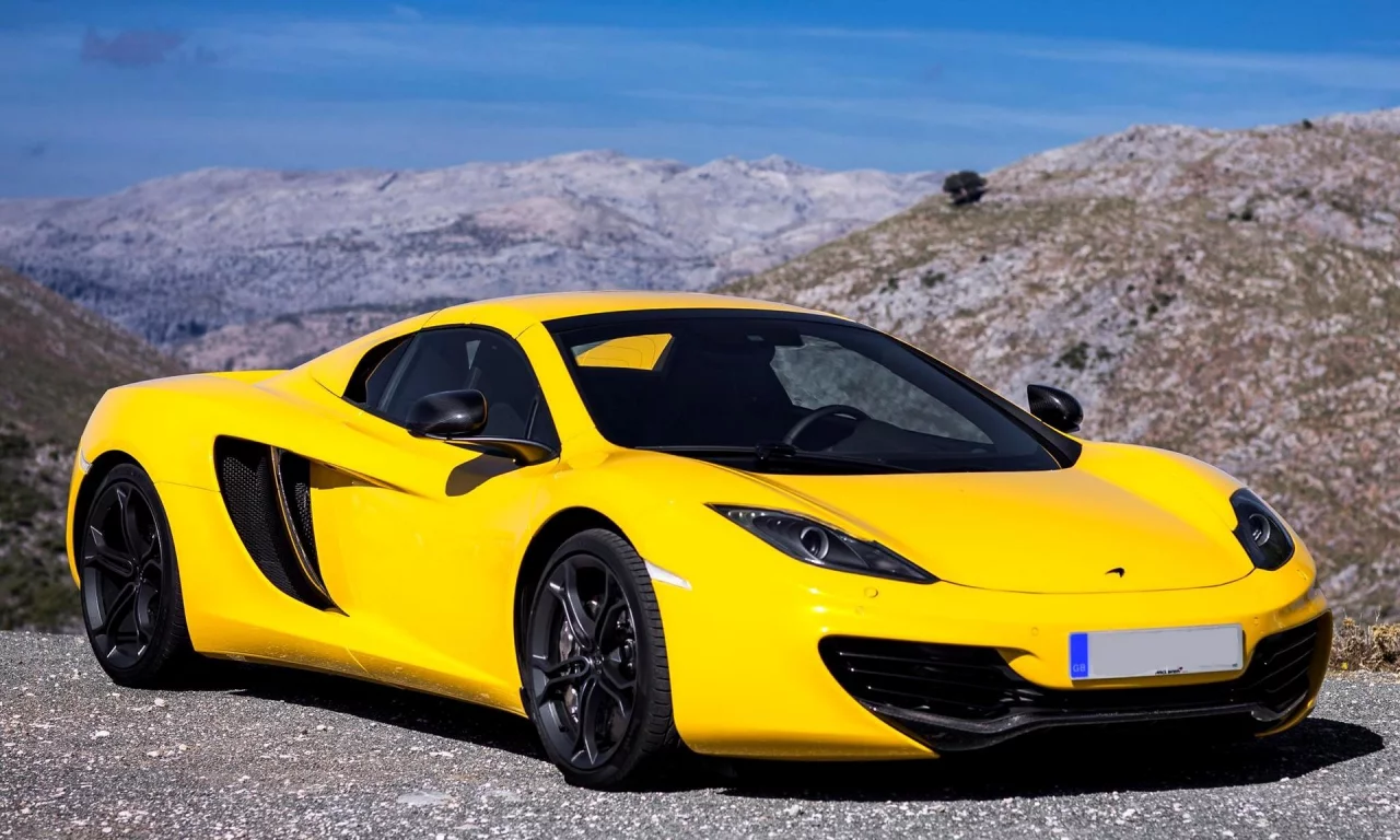 new, yellow, автомобиль, обоя, mp4-12c, spyder, 2012, car, wallpapers, mclaren
