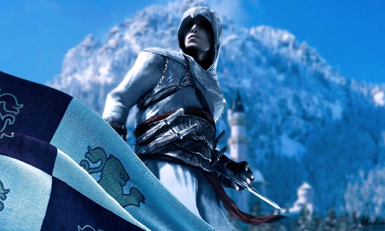 Assasin, горы, замок