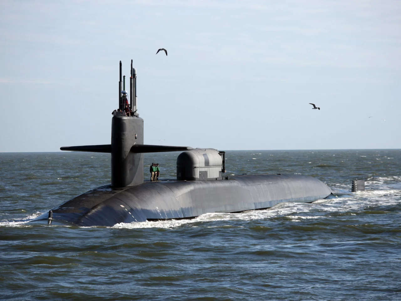 выдвижные, uss georgia, океан, сша, устройства, вмс, апл