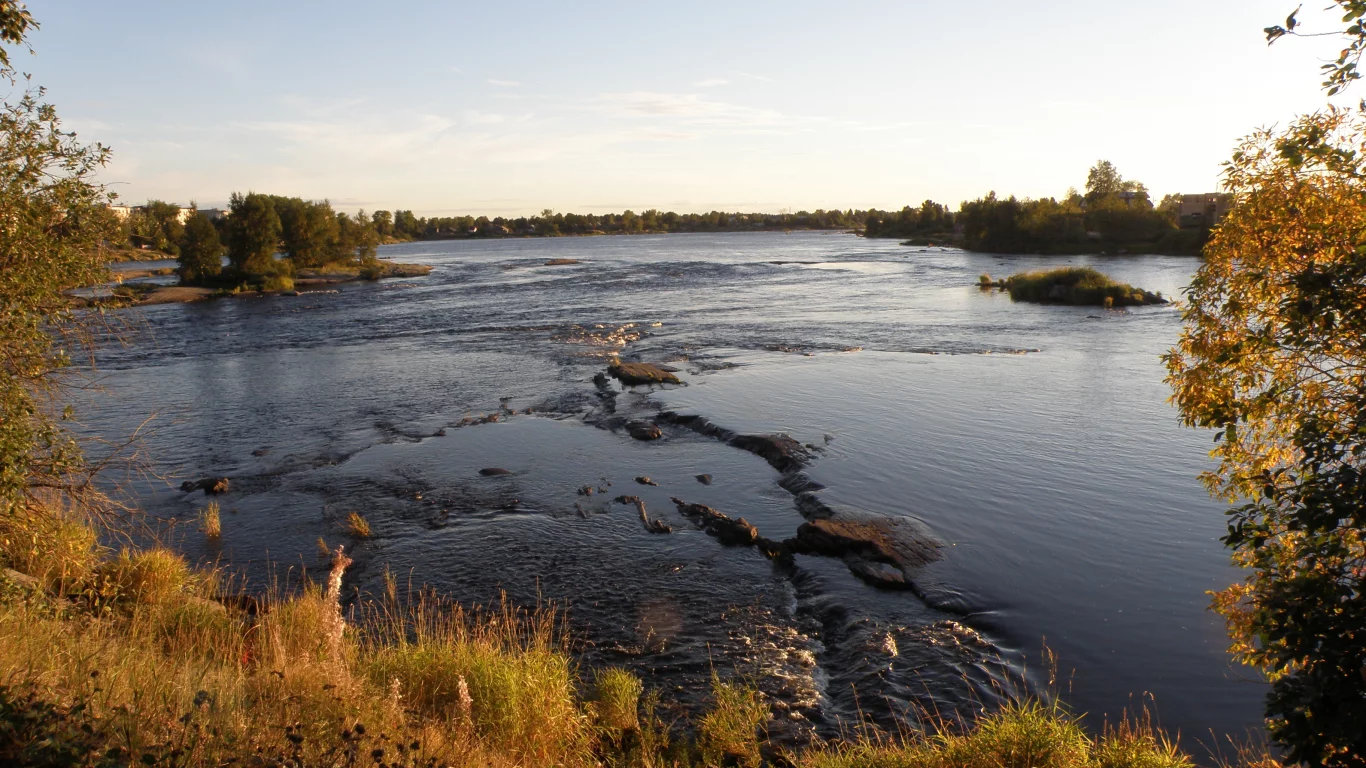 осень, вода
