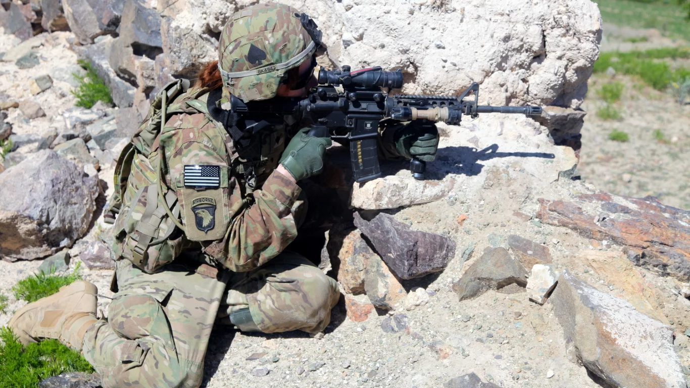 солдат, оружие, united states army