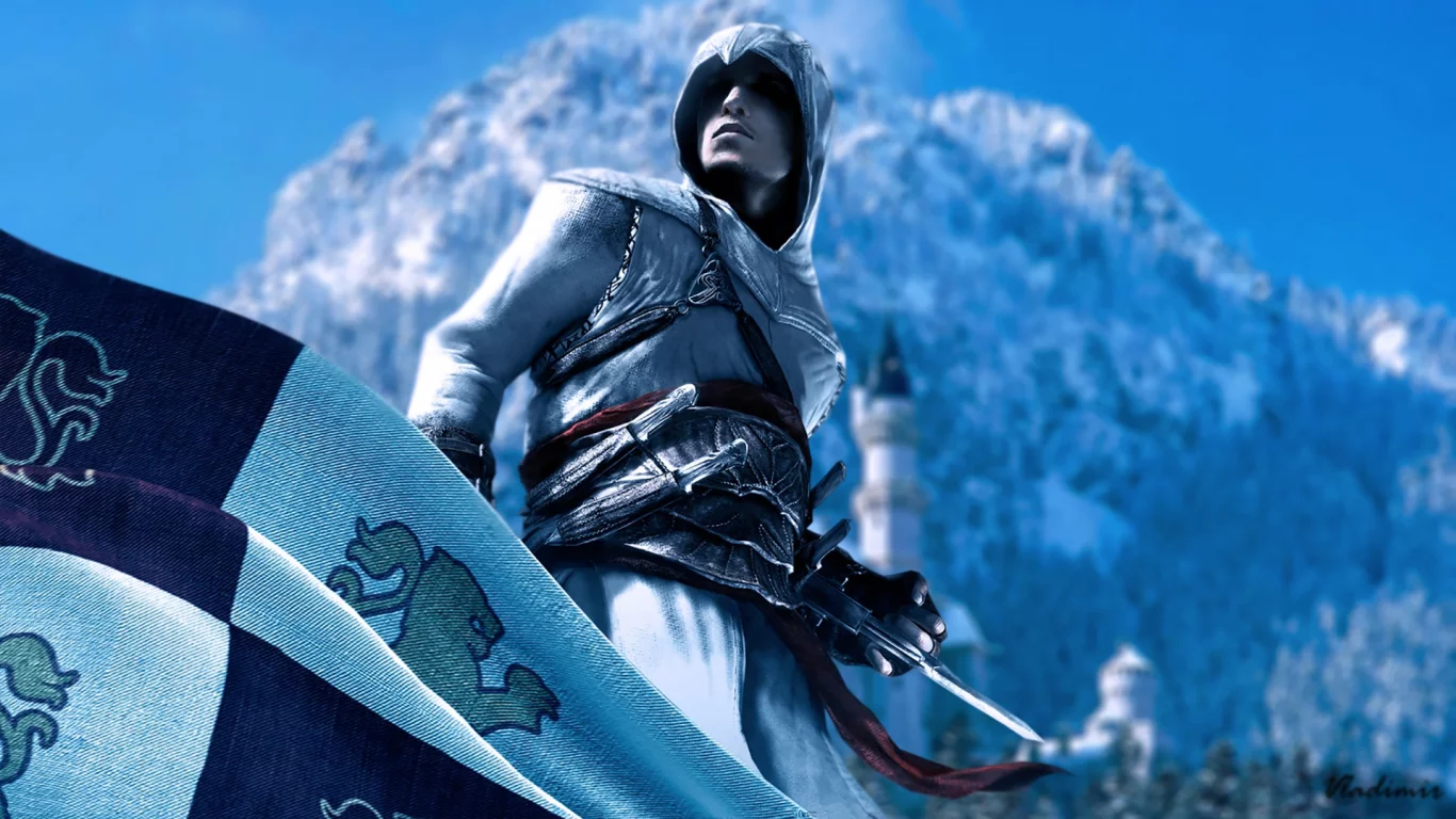 Assasin, горы, замок