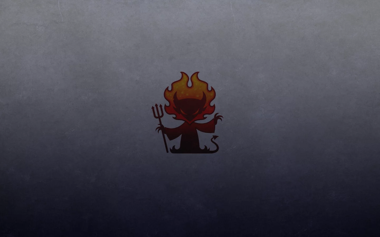 трезубец, темный фон, рога, хвост, огонь, red devil, красный
