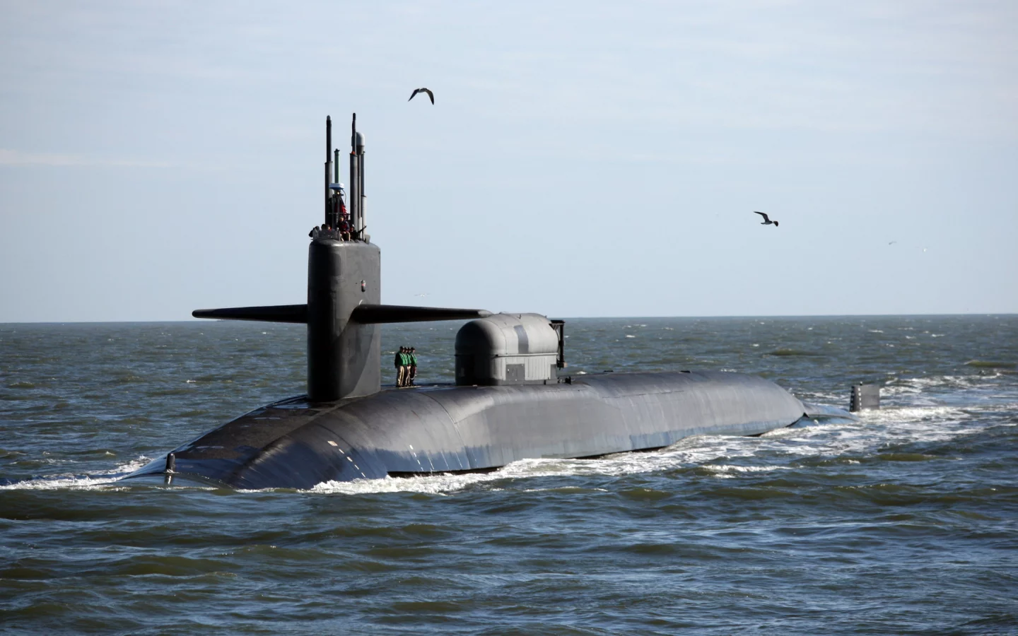 выдвижные, uss georgia, океан, сша, устройства, вмс, апл