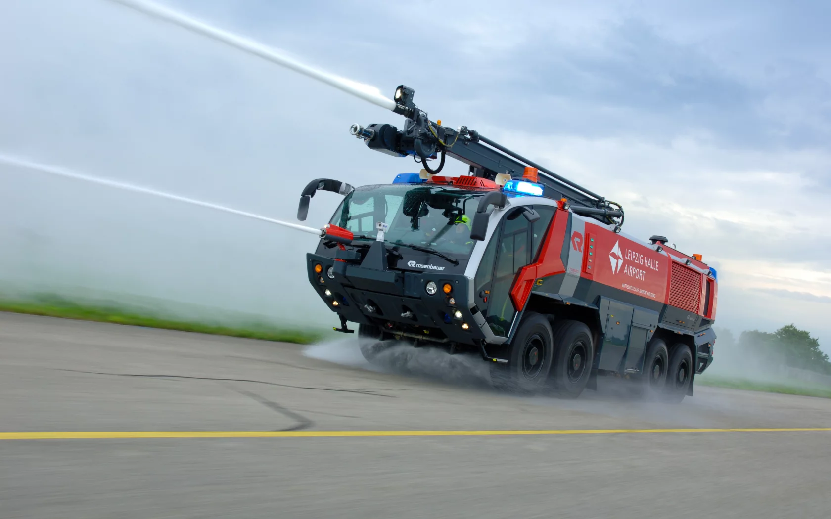  water cannons, vehicles, fire-service vehicles, rosenbauer crashtender, vehicles