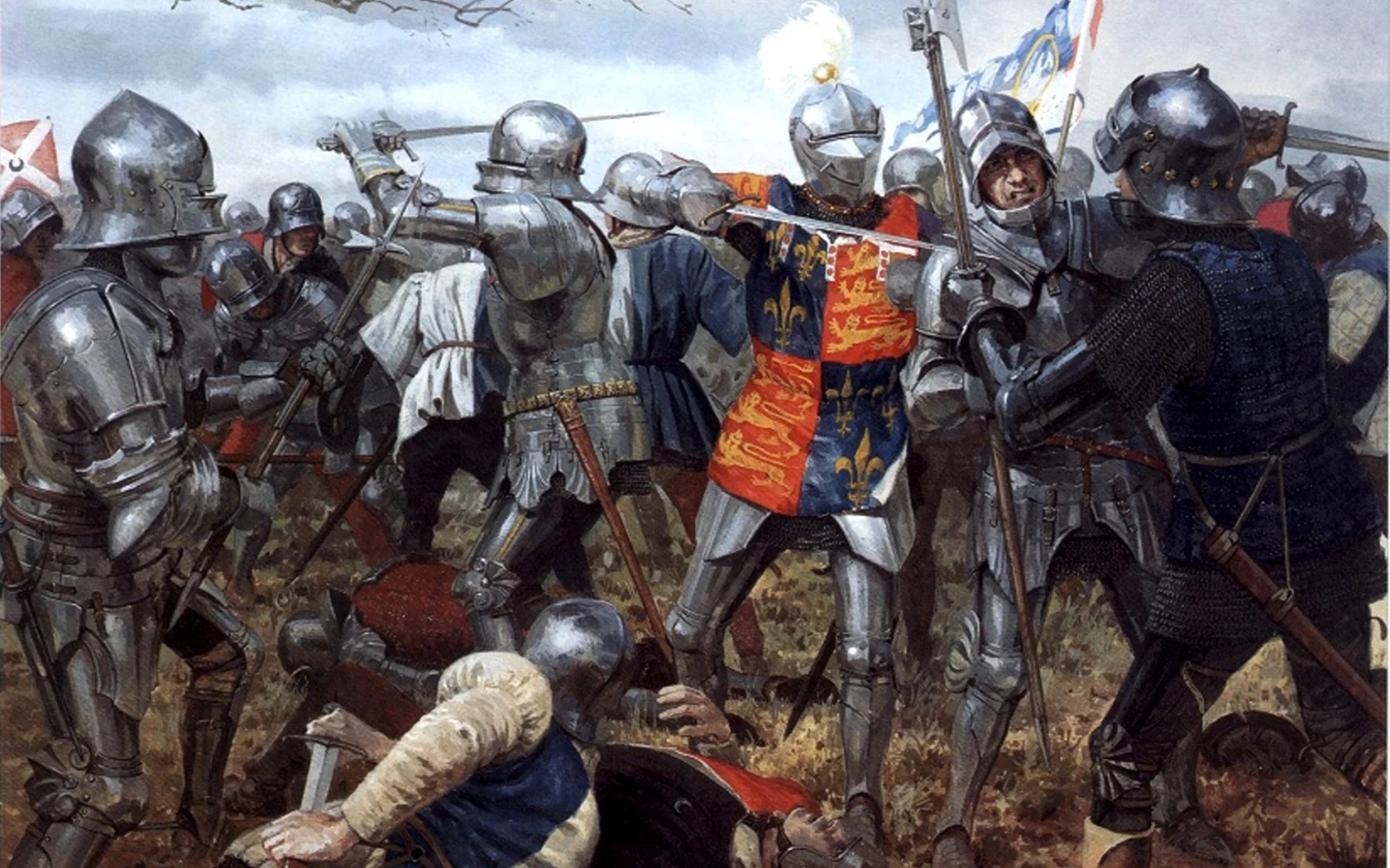 battle of wakefield, 30 декабря 1460 года, битва при уэйкфилде