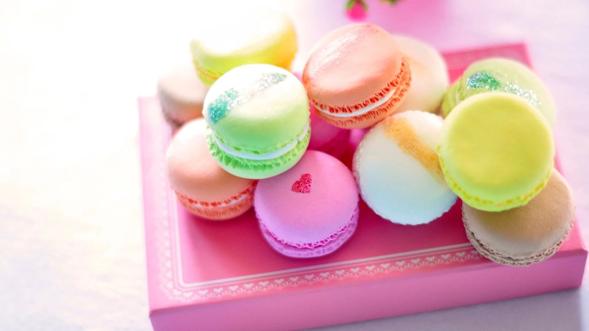 сладости, макарун, macaron, разноцветное, десерт, печенье