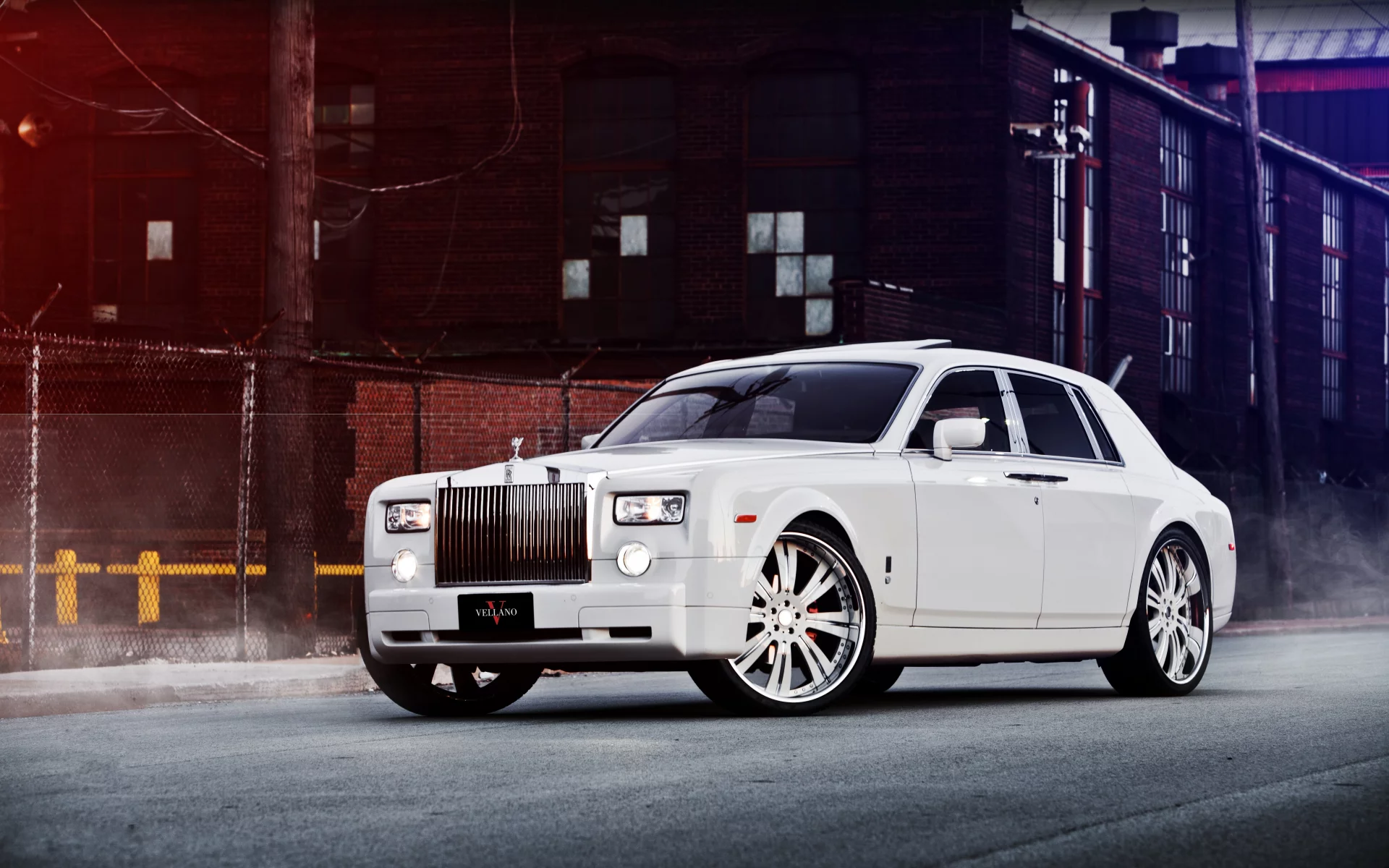 роллс ройс, вид спереди, rolls royce, white, фантом, phantom, белый
