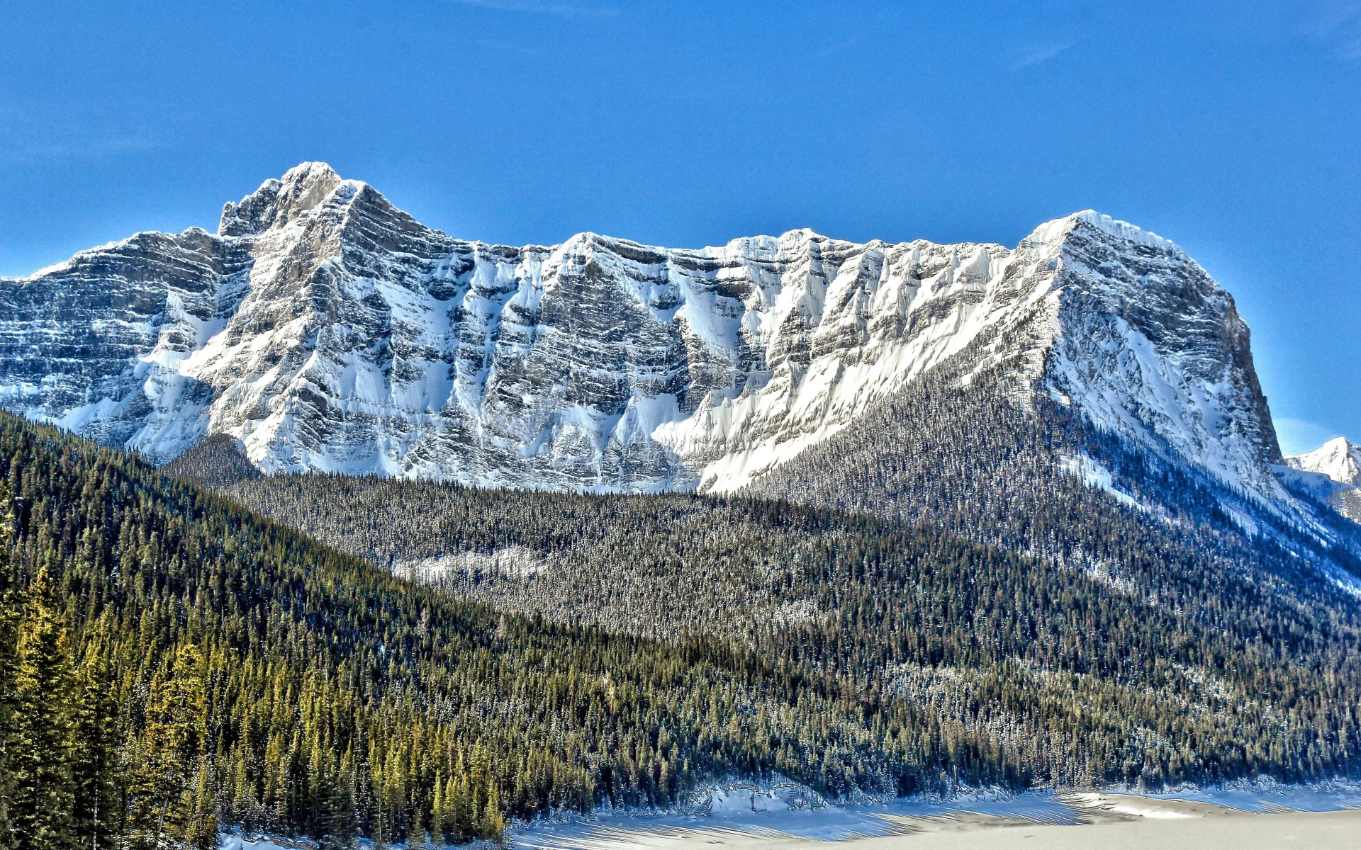 канада, гора саррайль, вершина, снег, хребёт, mount sarrail