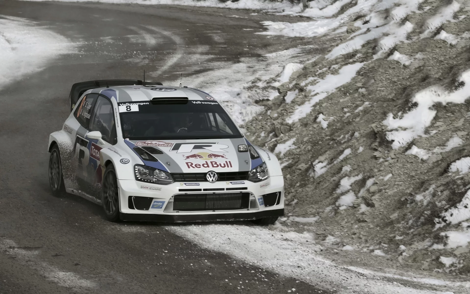 polo, передок, volkswagen, зима, julien ingrassia, wrc, rally, sebastien ogier