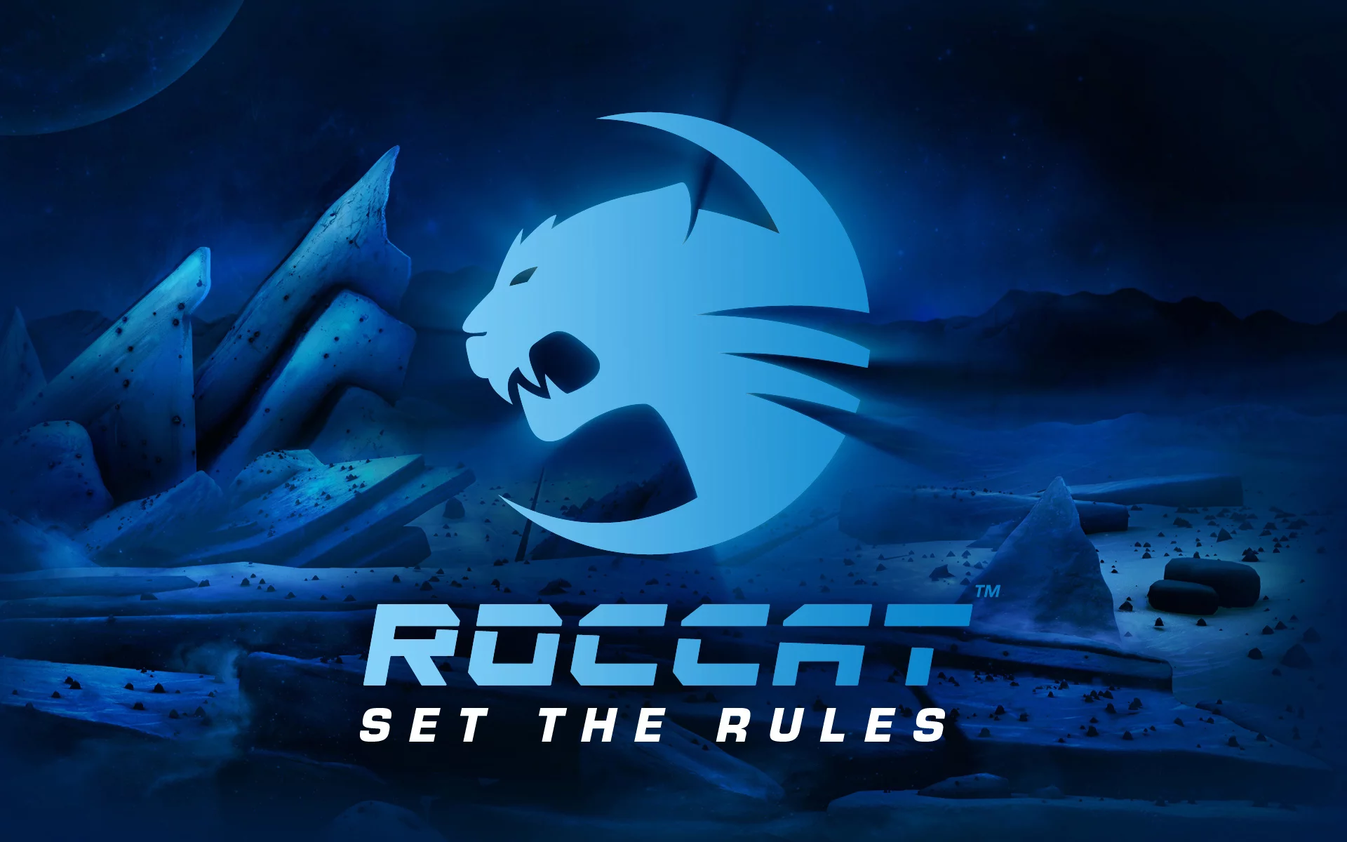roccat, wallpaper, логотип
