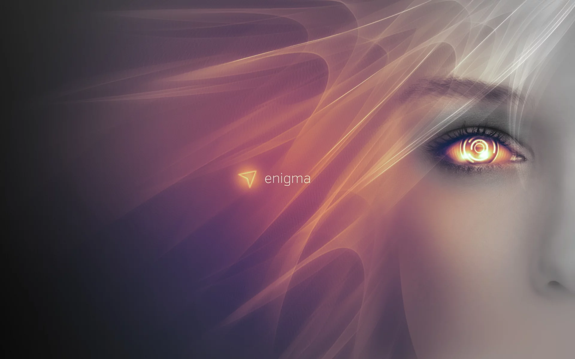глаз, girl, лицо, рендер, enigma