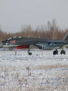 зима, су-35с, серийный, истребитель, 06, снег