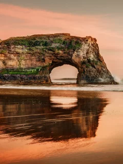 калифорния, санта-крус, california, скала, море, santa cruz