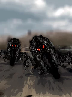 терминатор, salvation, фантастика, механизмы, роботы, terminator
