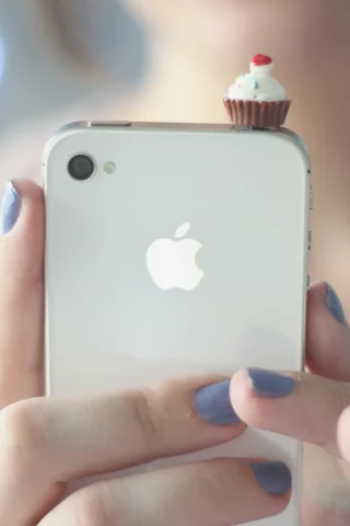 телефон, iphone 4, руки, apple, пальцы